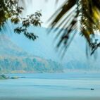 Luang prabang city view from view point, Mekong River View. Luang prabang is a world heritage city in Laos. Von Konstantin