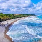 Abruzzi beach panoramic of Punta Aderci Natural Reserve in Vasto - Abruzzo - Italy named Trabocchi Coast Von Luca Lorenzelli